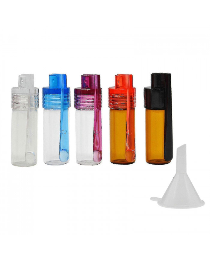 Outil de poudre d’épices de 5 paquets avec cuillère à l’intérieur avec micro-entonnoir 1,7 « de hauteur petite [...]