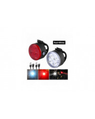 2 Pcs Mini lumière arrière avant Set 4 Led USB Charging Bike Light 4 Led Front Bike Lamp Cycling Tailight Bicycle [...]