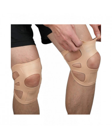 Genouillère imperméable à l’eau - genouillères en silicone ultra-minces pour la déchirure du ménisque et le [...]