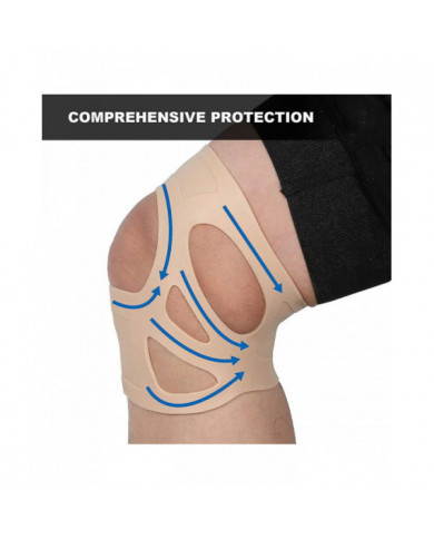 Genouillère imperméable à l’eau - genouillères en silicone ultra-minces pour la déchirure du ménisque et le [...]