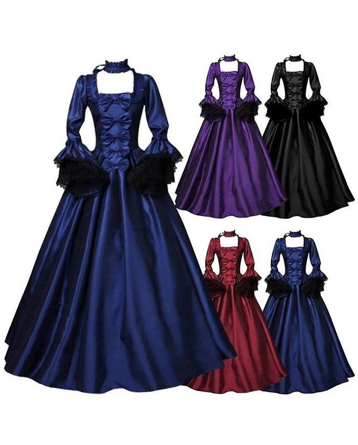 Palais Médiéval Cour Princesse Robe Élégante Robe de Bal Renaissance Halloween Déguisement Déguisement Costume de [...]
