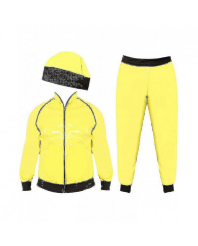 Costumes de célébrités des années 90 Adultes Jaune et Noir Shell Suit-XinHan