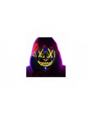 Glowing Mask Halloween Light Up Mask Led Mask, Led Glowing Halloween Holiday Party Carnaval Cosplay Scary Glowing Mask