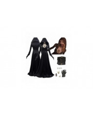 Femmes Evil Cosplay Costume Robe Fille Dame Halloween Collier Boucle d’oreille Noir Carnaval Set Déguisement [...]