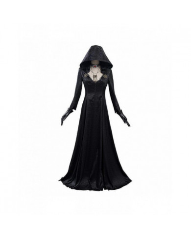 Femmes Evil Cosplay Costume Robe Fille Dame Halloween Collier Boucle d’oreille Noir Carnaval Set Déguisement [...]