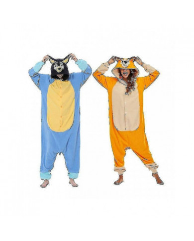 Animal Adults Cartoon Dog Onesies Pajama Halloween Costumes Jumpsuit Christmas Gift