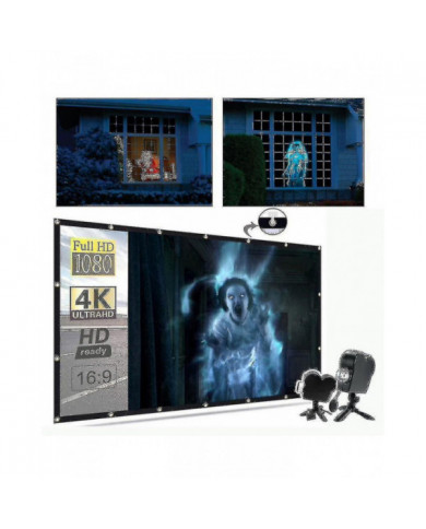 Projecteur Window Wonderland pour Halloween & Christmas Display Laser Dj Stage Lamp Spotlights Ghost1pcs)