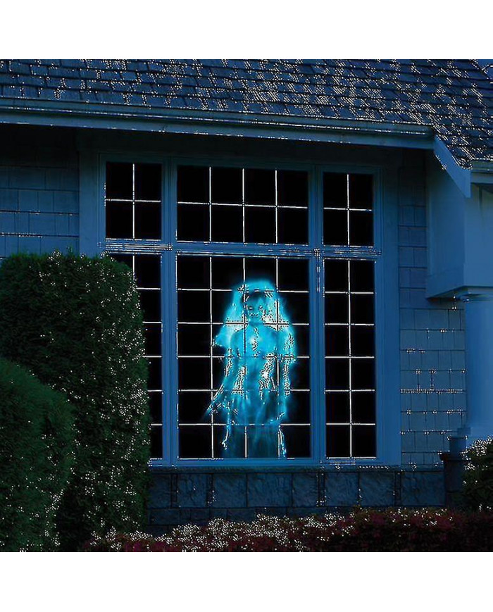 Projecteur Window Wonderland pour Halloween & Christmas Display Laser Dj Stage Lamp Spotlights Ghost1pcs)
