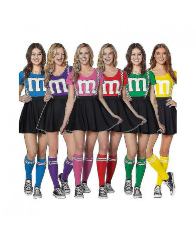 Women's School Girls Musical Party Halloween Cheerleader Costume Déguisement