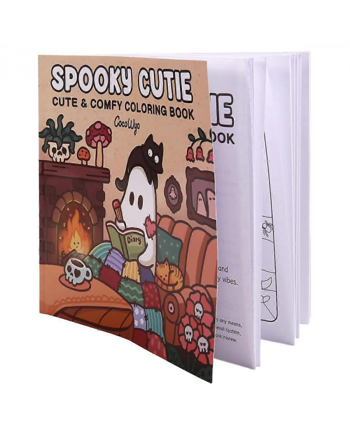 Livre de coloriage effrayant et mignon pour adultes et adolescents mettant en vedette d’adorables créatures [...]