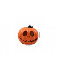 Halloween Pumpkin Lantern Light Up Scary Face Pumpkin Lamp Realistic Outdoor Halloween Decoration for Porch Lawn Garden