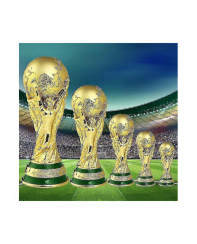 Coupe du monde de football football football Qatar 2022 Gold Trophy Sport Memorabilia Replica Soccer Fan Cadeau