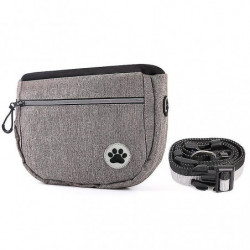 Sac de poche de friandises pour chiens pour l’entraînement, fermeture sac de promenade portable pour chiens Sac de poche de friandises pour chiens pour l’entraînement, fermeture sac de promenade portable pour chiens