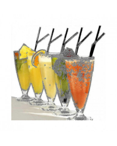 500/200/100pcs Flexible Bendy Black Drinking Straws En plastique Pailles jetables