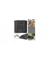 500/200/100pcs Flexible Bendy Black Drinking Straws En plastique Pailles jetables