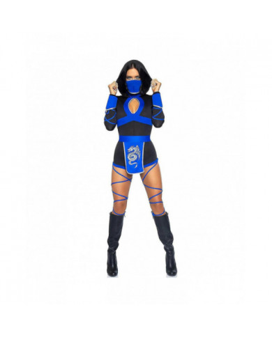 Femmes Dragon Ninja Cosplay Jumpsuit Femme Costume Samouraï Lady Fancy Dress Outfits