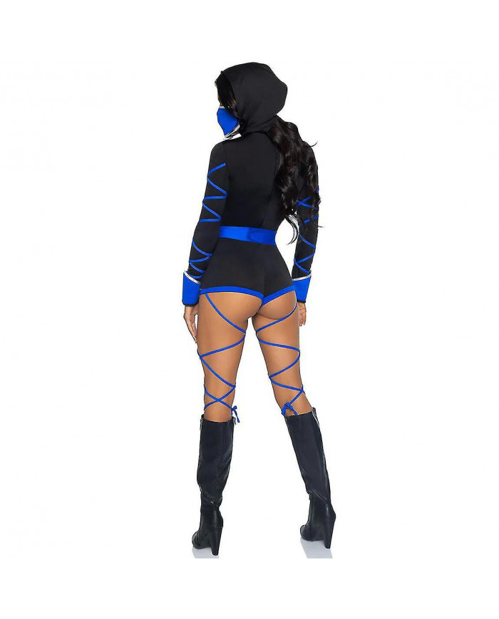 Femmes Dragon Ninja Cosplay Jumpsuit Femme Costume Samouraï Lady Fancy Dress Outfits