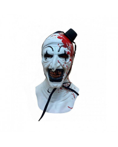 Terrifier Clown Masque Effrayant Joker Tueur Sanglant Halloween Masques Horreur Cosplay Costume Accessoires pour adultes