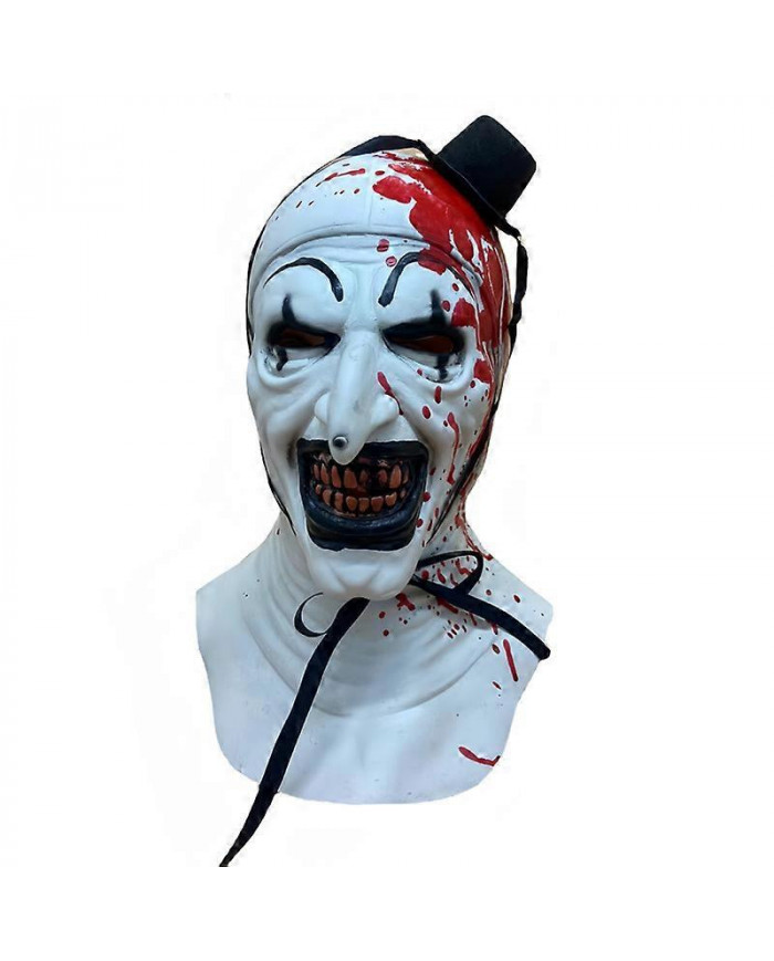 Terrifier Clown Masque Effrayant Joker Tueur Sanglant Halloween Masques Horreur Cosplay Costume Accessoires pour adultes