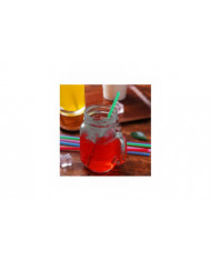 1000 Pcs Coloré Plastique Longues Pailles Jetables à Boire