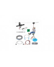 Kit de tyrolienne pour enfants et adultes, kits de tyrolienne de 100 pieds jusqu’à 500 lb, divertissement de [...]