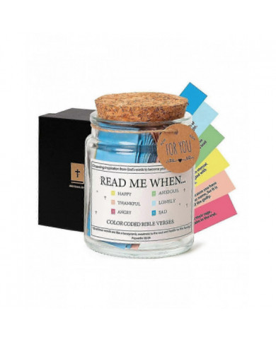 Versets bibliques dans un bocal, lisez-moi quand versets bibliques pot pour les émotions et, bocal de prière en [...]