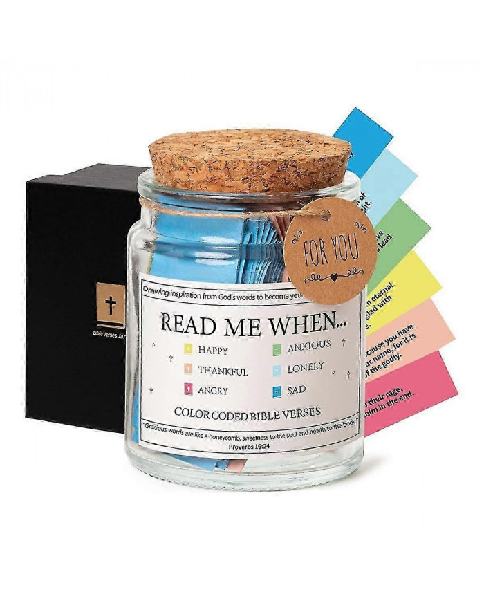 Versets bibliques dans un bocal, lisez-moi quand versets bibliques pot pour les émotions et, bocal de prière en [...]
