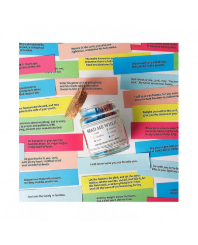 Versets bibliques dans un bocal, lisez-moi quand versets bibliques pot pour les émotions et, bocal de prière en [...]