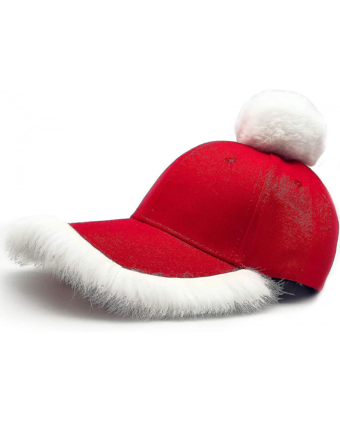 Casquette de Père Noël festive! Drôle de Noël Noël Chapeau de Père Noël Mode réglable Casquette de baseball