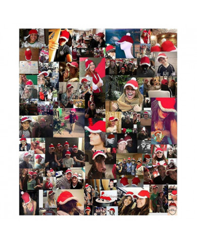 Casquette de Père Noël festive! Drôle de Noël Noël Chapeau de Père Noël Mode réglable Casquette de baseball