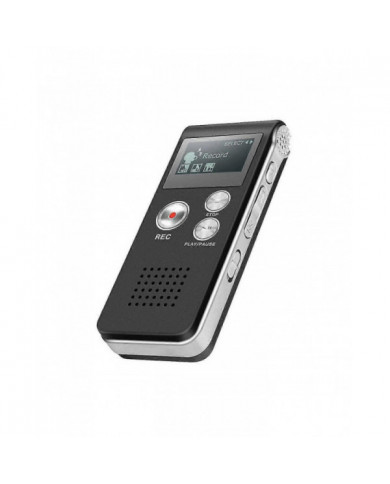 Équipement de chasse aux fantômes paranormal Enregistreur numérique à commande vocale EVP USB US 8 Go (noir)