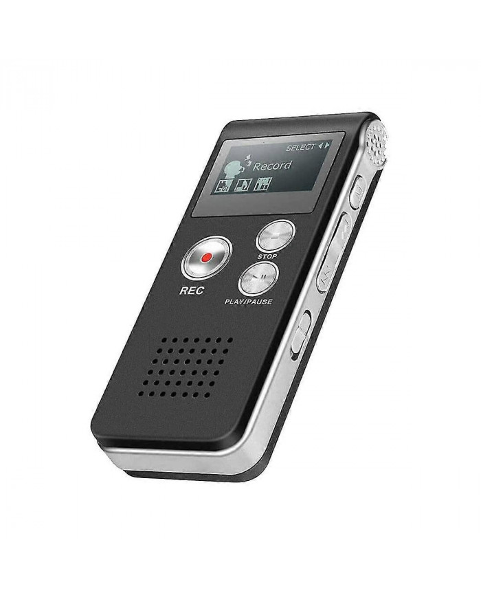 Équipement de chasse aux fantômes paranormal Enregistreur numérique à commande vocale EVP USB US 8 Go (noir)