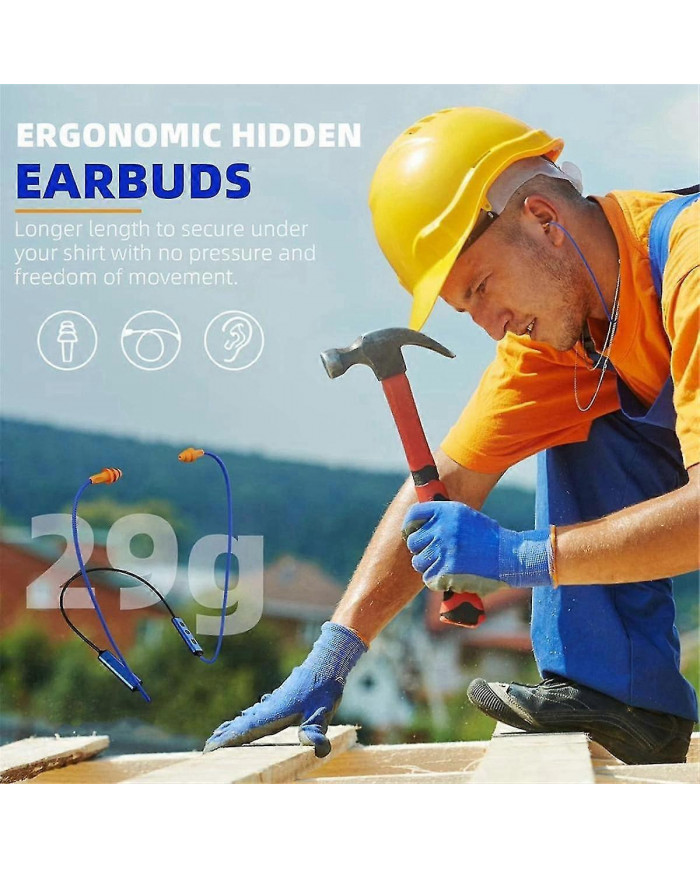Bouchons d’oreille Casque Bluetooth pour le travail, protection auditive, adapté aux chantiers de construction et [...]