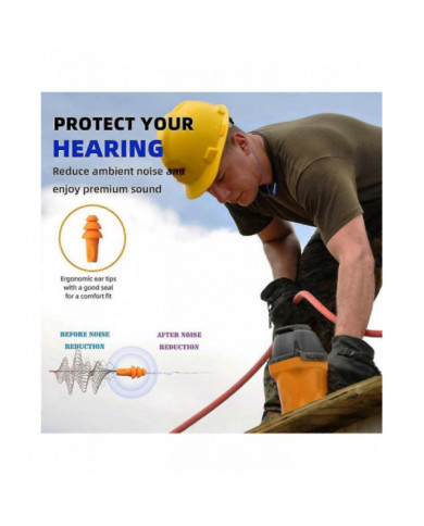 Bouchons d’oreille Casque Bluetooth pour le travail, protection auditive, adapté aux chantiers de construction et [...]