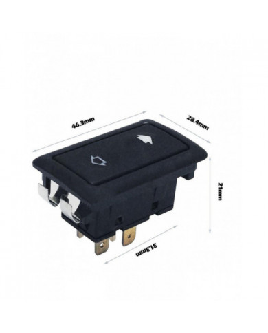 Universal 6pin 12-24v Voiture Électrique Interrupteur de Fenêtre Bouton Contrôleur d’alimentation automatique