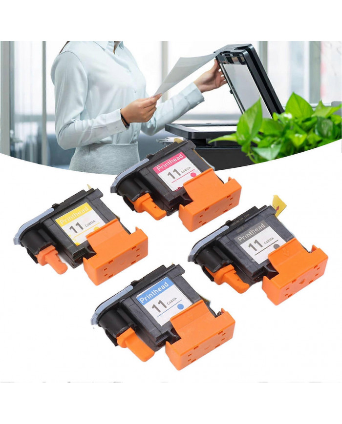 4 Pcs tête d’impression tête d’impression magenta noir cyan jaune tête d’impression remplacement pour HP Designjet [...]