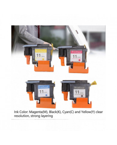 4 Pcs tête d’impression tête d’impression magenta noir cyan jaune tête d’impression remplacement pour HP Designjet [...]