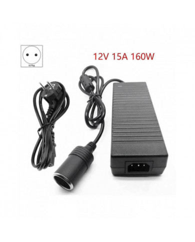 12v 15a 160w Convertisseur de voiture 220v à 12v Adaptateur de voiture Convertisseur Voiture Accueil - [...]
