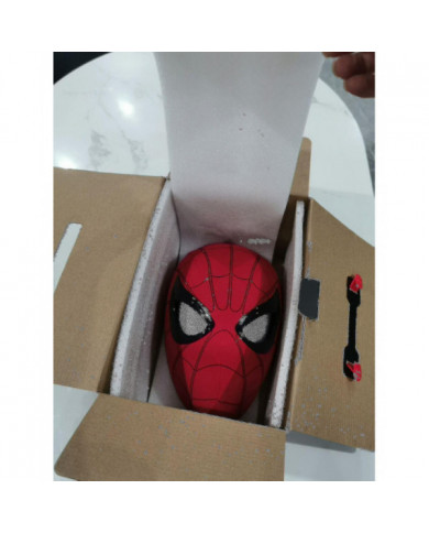 Mascara Spiderman Couvre-chef Cosplay Moving Eyes Masque électronique Spider Man 1 :1 Télécommande Jouets [...]