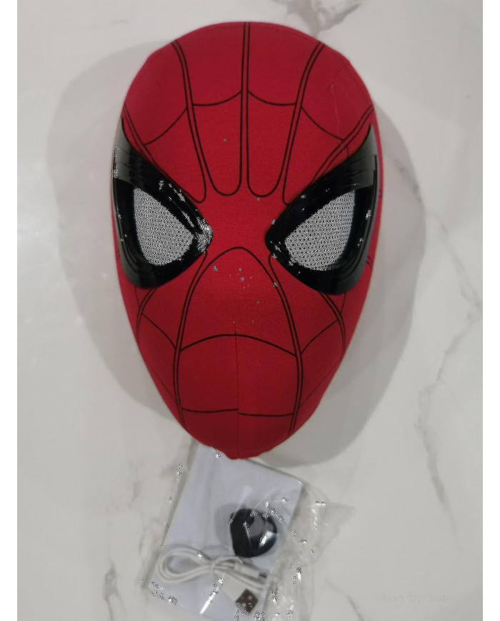 Mascara Spiderman Couvre-chef Cosplay Moving Eyes Masque électronique Spider Man 1 :1 Télécommande Jouets [...]