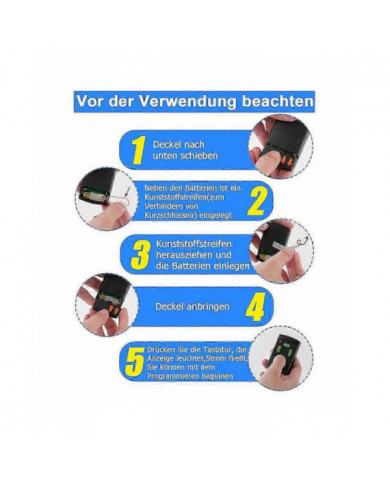 Télécommande de porte de garage Code fixe Copiable 26,995 MHz HSM4 HS4 HSE4