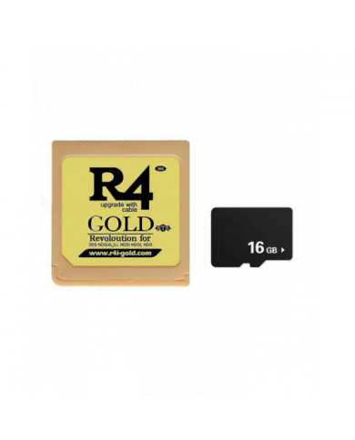 Pour R4 Carte de jeu Carte de jeu R4i Gold Burning Card Revoloution+16G Carte mémoire pour NDSiXL/LL NDSi NDS