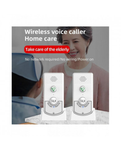 Interphones sans fil pour la voix à la maison Appel bidirectionnel à domicile Interphone vocal sans fil ultra [...]