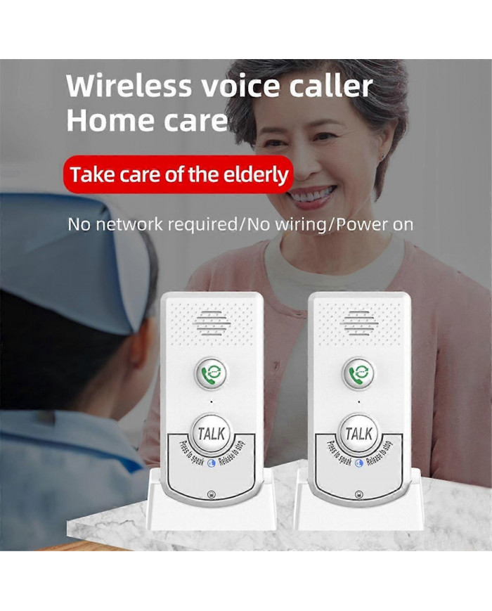 Interphones sans fil pour la voix à la maison Appel bidirectionnel à domicile Interphone vocal sans fil ultra [...]