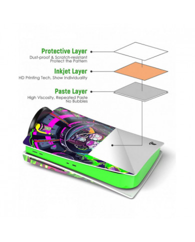 Ps 5 Skin Disc Edition Anime Console Et Manette Vinyle Autocollant, Durable, Résistant Aux Rayures, Aligné Avec [...]