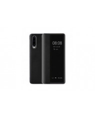 Coque Huawei P30/Huawei P30PRO, Coque à rabat en cuir Smart View, [Mode d’économie d’énergie] [Protection intégrale]