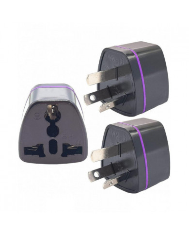 (Paquet de 3) Adaptateur de voyage Australie Nouvelle-Zélande - Prise de type I, prise universelle à 3 broches à 3 [...]