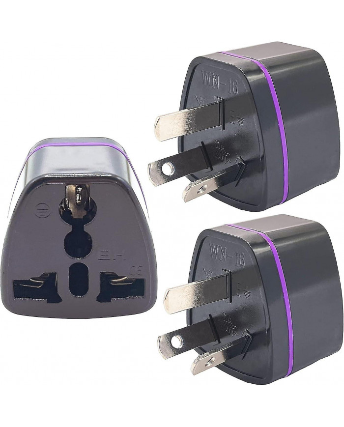 (Paquet de 3) Adaptateur de voyage Australie Nouvelle-Zélande - Prise de type I, prise universelle à 3 broches à 3 [...]