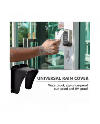 Couvercle de pluie Boîtier de contrôle d’accès de porte en métal pour clavier Contrôleur d’accès Sonnette Interphone