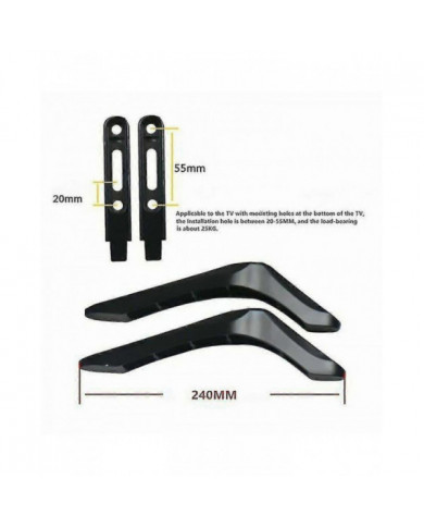 Support de télévision universel Support de base en métal Support de télévision Support de table pour téléviseur [...]